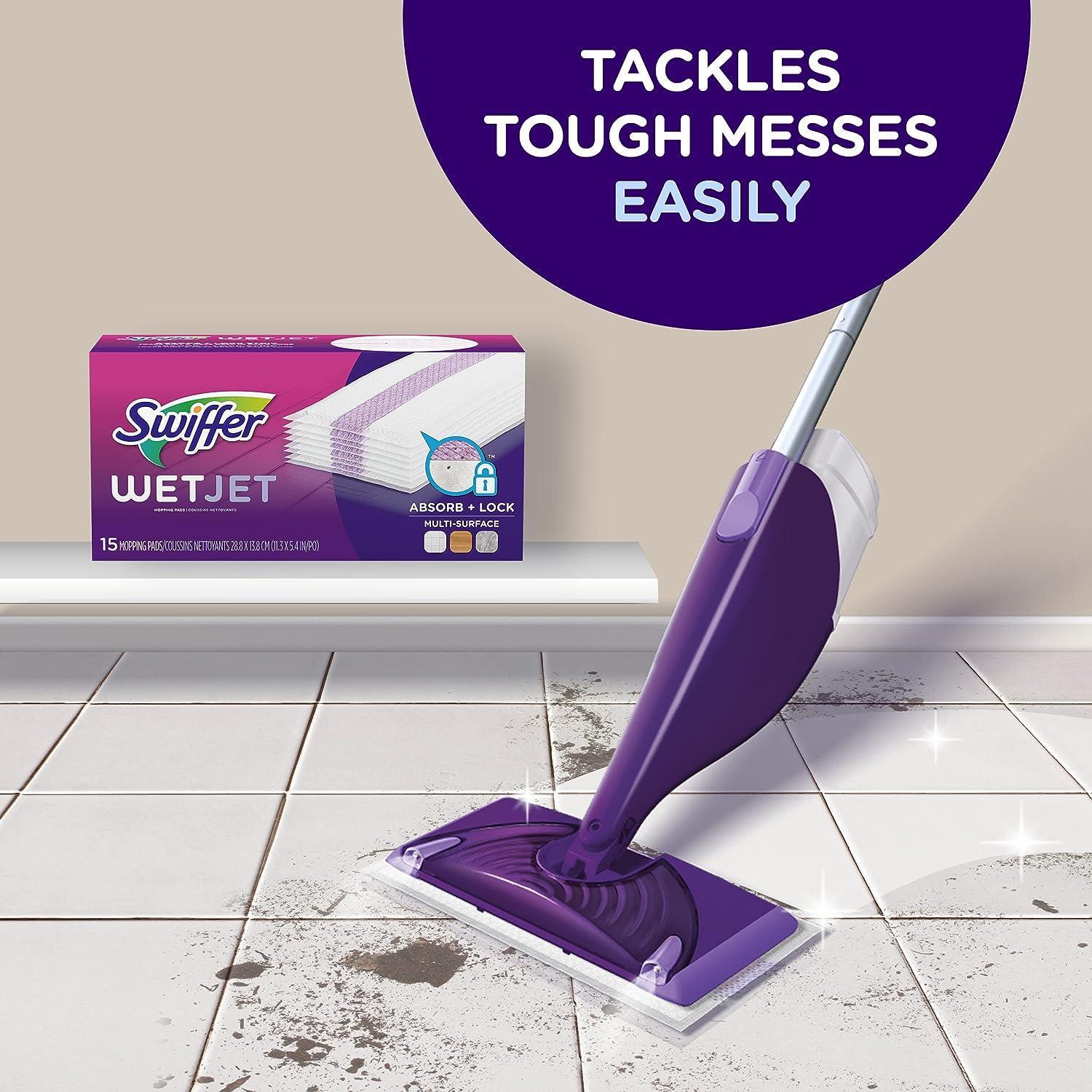 Swiffer Wet Jet Floor Mop Starter Kit (Flash Power Mop) eBay
