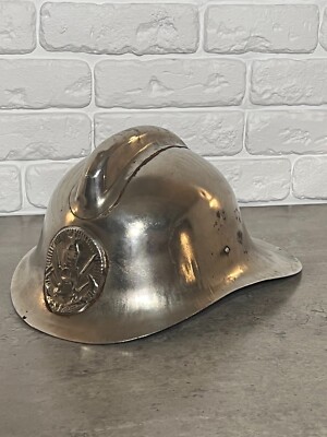 Vintage 1940's-50's Commander Helmet Firefighting Train Railway Original RARE