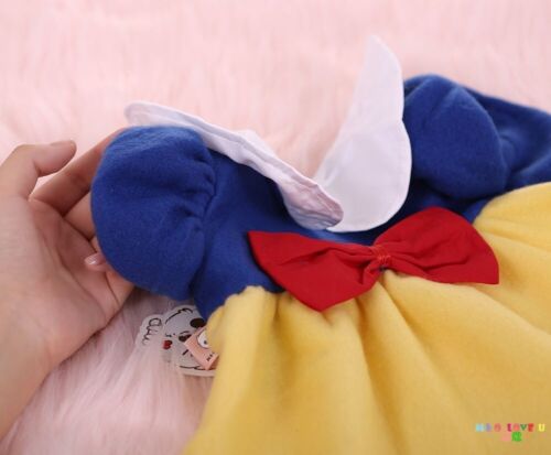 Pets Dog Cat Snow White Costume Cute Outfit Dress-Up Halloween Easter Party - Picture 7 of 15