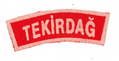 OLD SCOUTS OF TURKEY - TURKIYE TEKIRDAG SCOUT COUNCIL SHOULDER PATCH