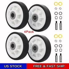 For Maytag Dryer Roller Wheel Drum Support Kit 303373K 12001541 312948 4 Pack