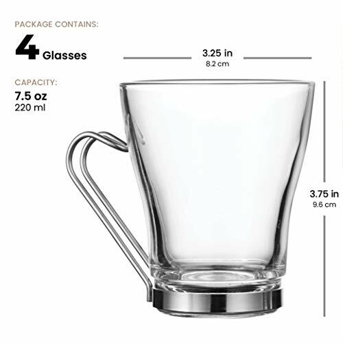 Bormioli Rocco Tazza Mug Bianca Temperata Icon 32 Cl - H 10,7 Cm ø 8,1