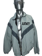 Vintage Army PT Jacket Men's Medium Long Sleeve Zip Up - NO ZIP 8415-01-465-4668