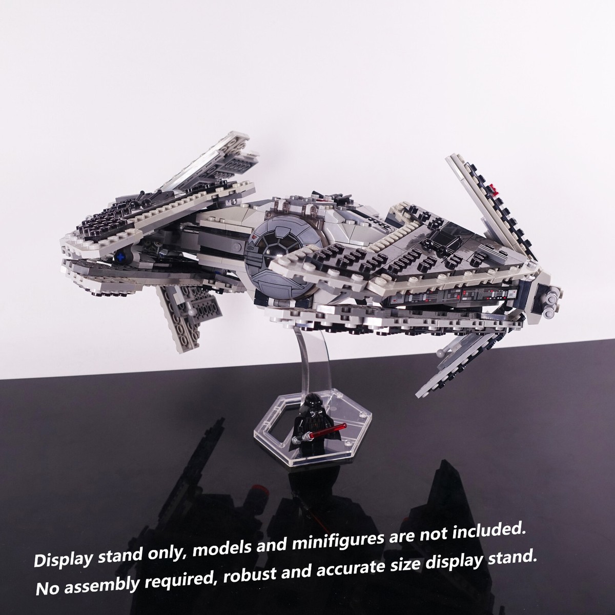 Display Stand for LEGO 9500 Sith Fury-class Interceptor, Acrylic