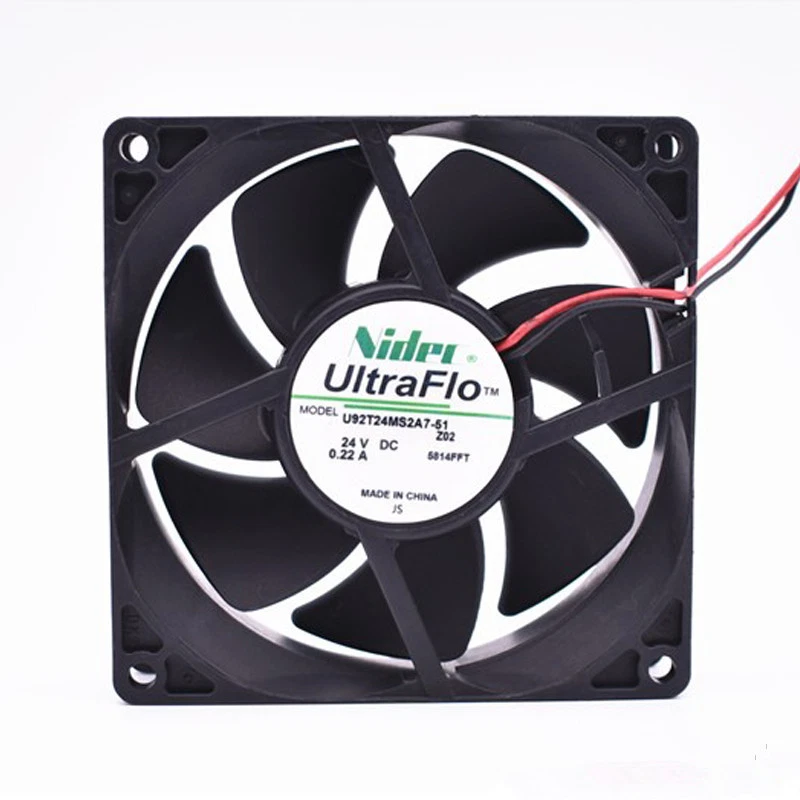 Nidec T92T24MS1A7-51 24V 0.22A 9025 9CM double ball inverter cooling fan - Image 3 of 4