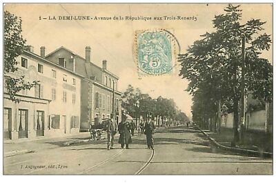 69.LA DEMI-LUNE.N°50.AVENUE DE LA REPUBLIQUE AUX TROIS RENARDS.HOTEL DES VERN