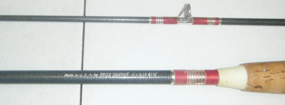 Vintage True Temper Classic One Thousand 2 piezas 6 1/2 pies Varilla giratoria Foto 2 de 4