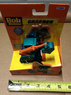 Bob the Builder Take Along GRABBER die-cast vehicle by TOMY LC65159 - New & Rare