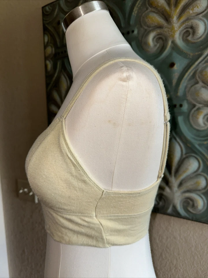 Bralette Gilly Hicks Talla M Amarillo Pálido Foto 2 de 4