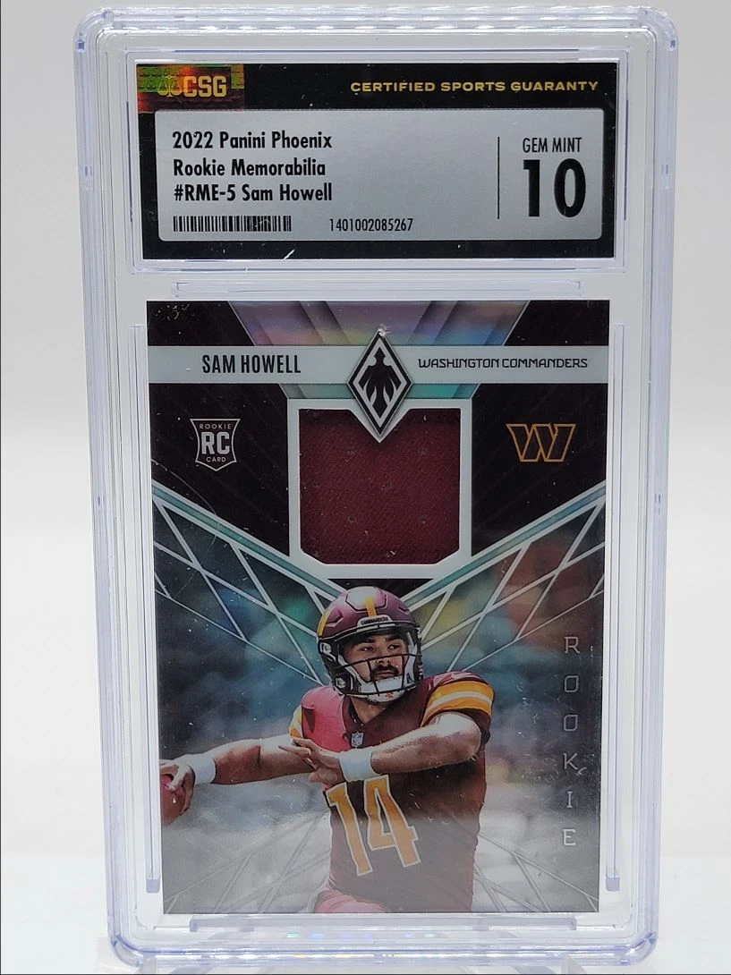 Sam Howell Panini Phoenix Rookie Memorabilia #RME5 Base