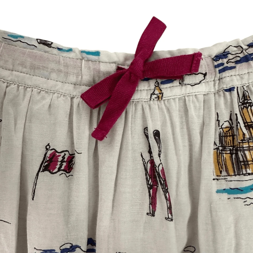 Mini Boden London 印花全裙,尺寸 11-12 年 灰色 — 第 4/4 张图片