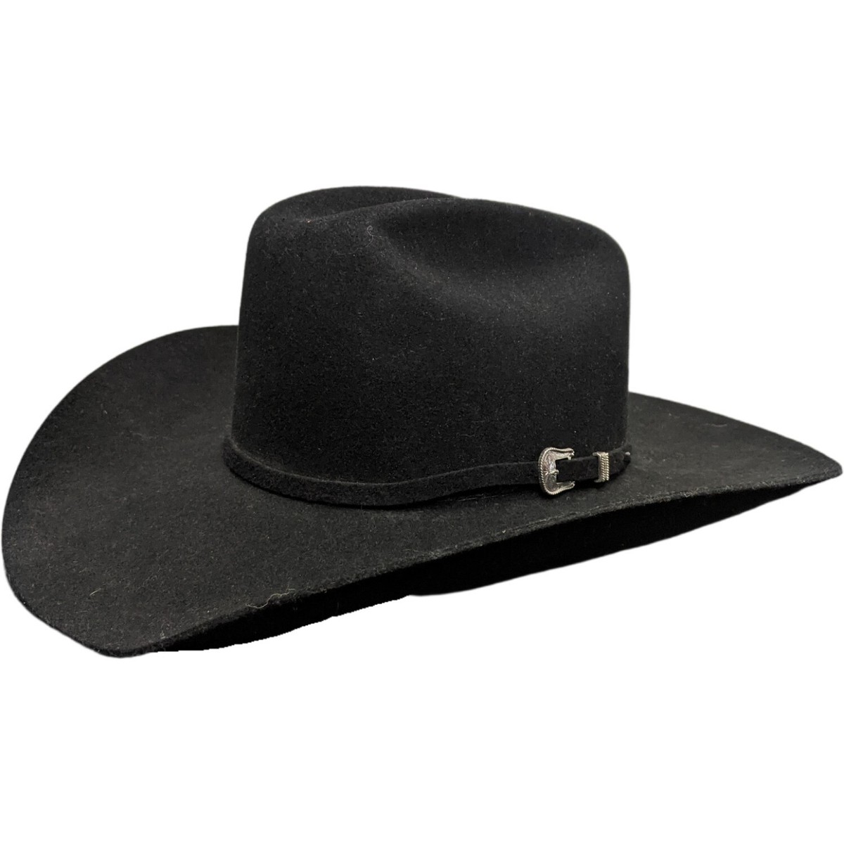 Resistol Premium Felt Wool XX Black Cowboy Hat 7 1/8 SLNG-R | eBay