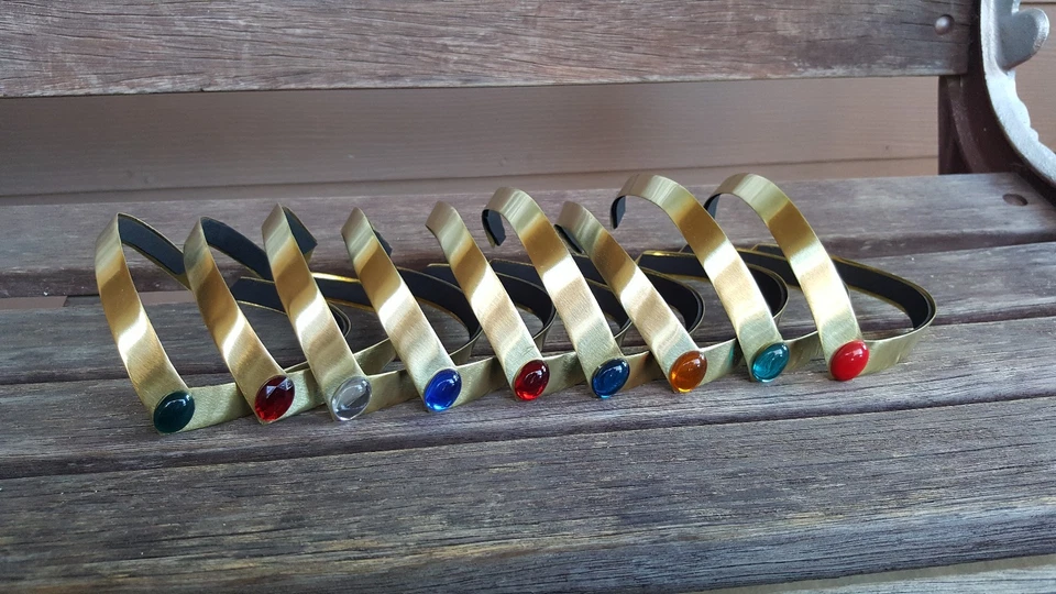 A full set of All 9 Brass Sailor Moon Tiara  - Image 3 of 4