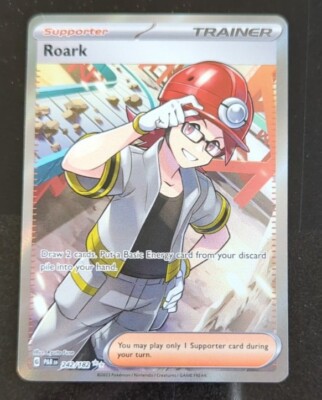 ✊ Pokemon SV Paradox Rift Roark 242 Trainer Ultra Rare card Full