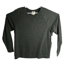 Mills Supply Long Sleeve Jersey Tee Color charcoal Men's Size XL Made In USA