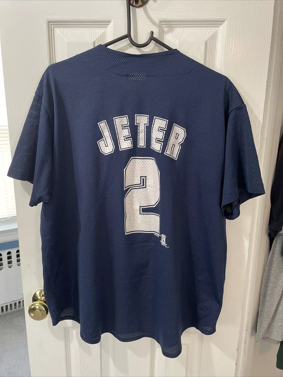 Derek jeter cheap blue jersey