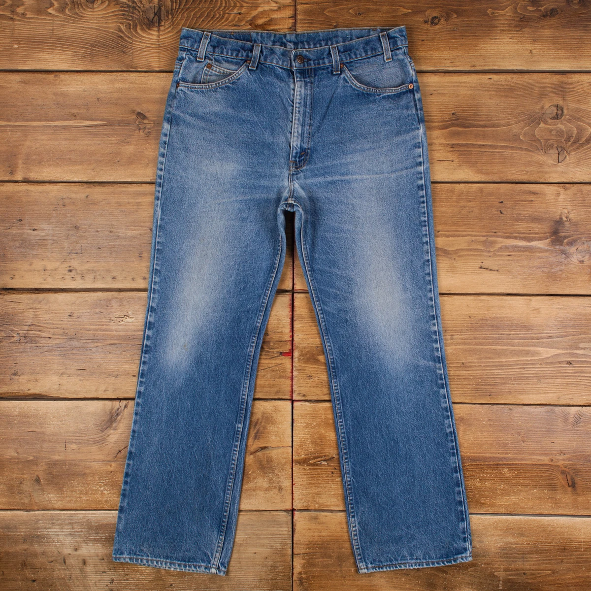 Vintage Levis 517 Jeans 36 x 31 USA Made 80s Stonewash Bootcut