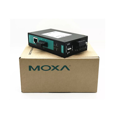 1pcs MOXA IMC-21GA-SX-SC Gigabit Multimode Transceiver SC Interface