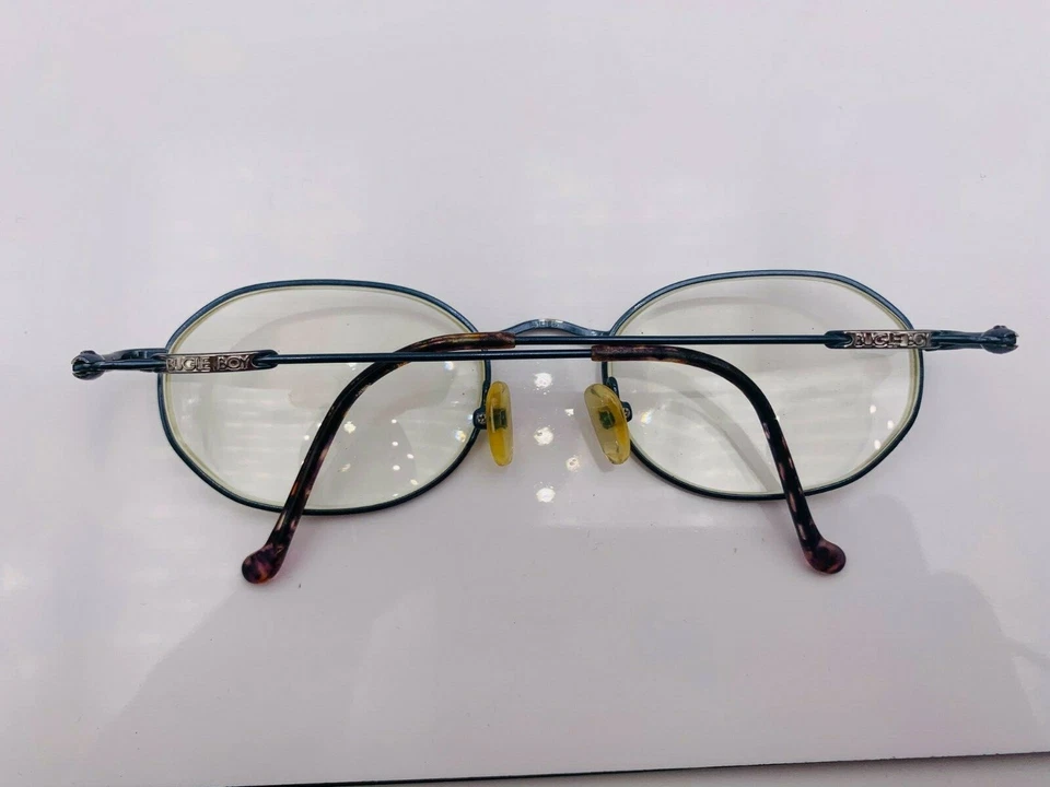 Gafas de sol vintage Bugle Boy azul metal ovaladas SOLO MARCOS Foto 4 de 4