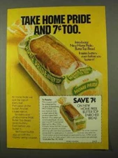 1972 Home Pride Butter Top Enriched Bread Ad