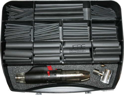 Réparer un câble abîmé facilement avec la gaine thermo noire 2:1 et son mini pistolet