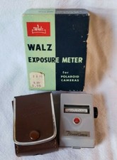 Vintage Walz Direct Stop Photo Light Exposure Meter w/case box  manuals