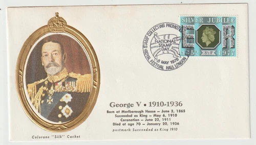 6/5/1978 UK GB Cover - Queens & Kings - George V 1910 - 1936