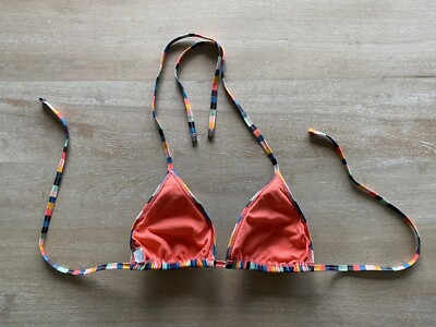 Paul Smith striped triangle bikini Top size S multicolor | eBay