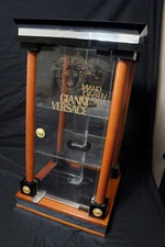 Vintage Gianni Versace Spinning Retail  Display Case Sunglass Watch Box Perfume