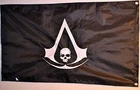 NEW Official Assassin's Creed IV 4 Black Pirate Flag Limited Collectors Edition