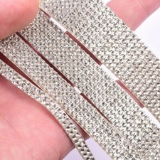 2PCS Rhinestone Shiny Stickers Sheet Self-adhesive DIY Car Phone Decorations