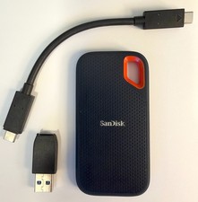 SanDisk Extreme Portable 2TB External SSD, SDSSDE60-2T00 - Used Works Great