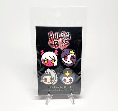 Helluva Boss - Mini Plushie Enamel Pins 2 