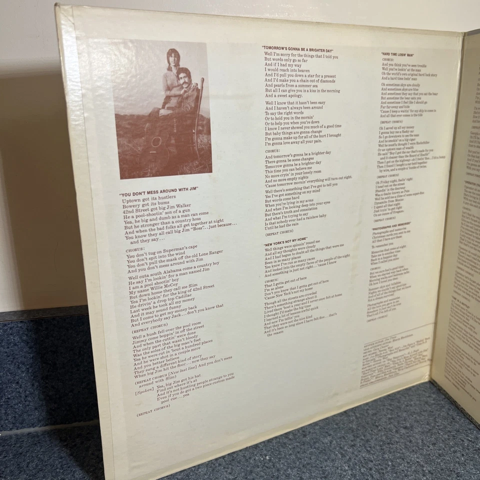 JIM CROCE YOU DON'T MESS AROUND WITH THE JIM 12" LP VG+ VINYL RECORD ABC 1972 - Image 3 of 4