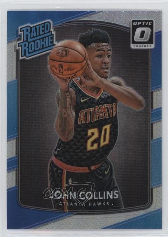 2017-18 Panini Donruss Optic Rated Holo Prizm John Collins #182 Rookie RC 0o1
