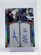 KYSON/MALACHI WITHERSPOON 2025 BOWMAN DRAFT CHROME DUAL AUTO /99 #PDA-WW Q6860
