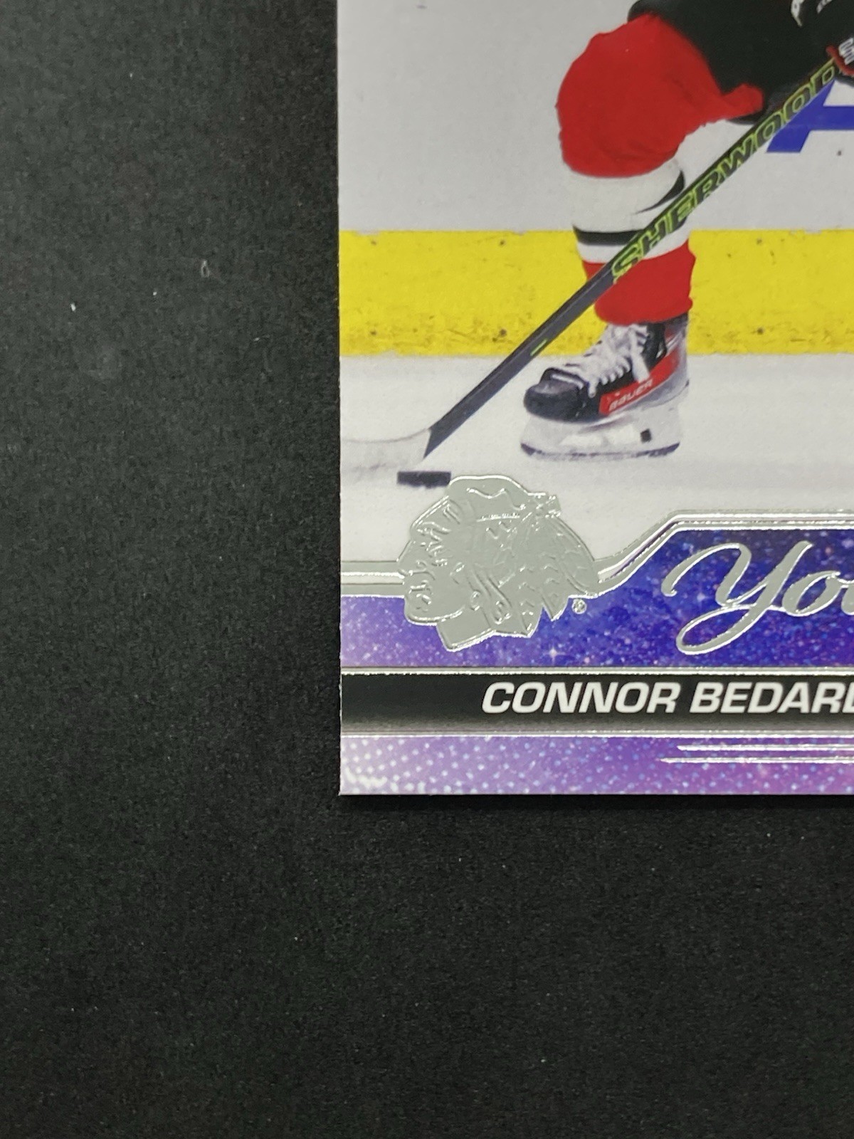 2023 Upper Deck #451 Connor Bedard Young Guns Rookie Rc view 2