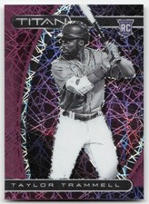2021 Panini Chronicles #20 Taylor Trammell Titan Purple Velocity