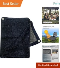 Sun Shade Cloth Mesh Tarp 55% UV Waterproof Garden Canopy 6x8ft Greenhouse