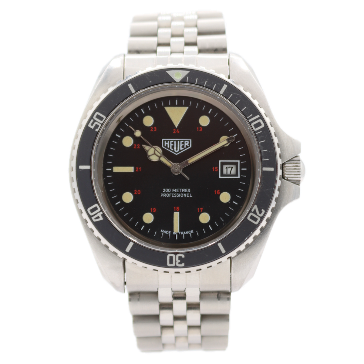 Vintage 40mm Heuer 844 