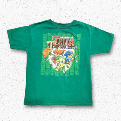 Nintendo The Legend of Zelda TriForce Heroes T-Shirt | Kids Youth Medium Sz 8
