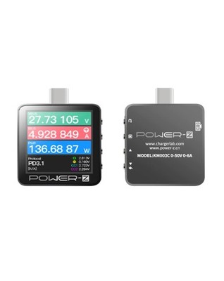 ChargerLAB Power-Z KM003C Portable USB-C Digital Voltmeter and Ammeter Power Ba