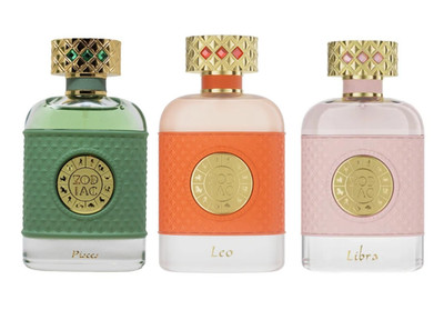 Jo Milano Zodiac Perfume Set Libra, Leo, Pisces 3.4oz
