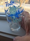 Vtg USA Political Donkey Elephant Drinking Glass Tumbler Vote For Your Candidate — photo 3