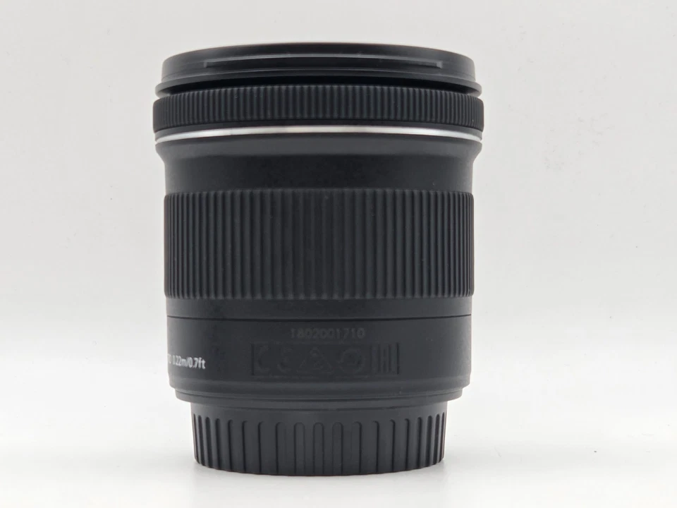 [COMO NUEVO] Lentes zoom ultra gran angular Canon EF-S 10-18 mm f4,5-5,6 IS STM Japón Foto 3 de 4