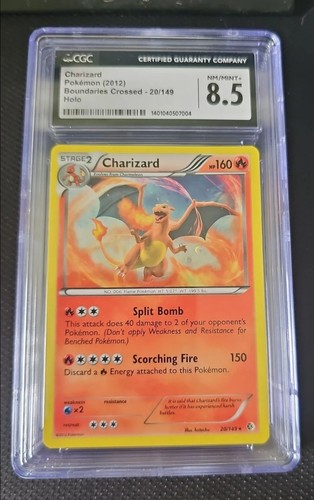 Charizard graded CGC 8.5 for sale on eBay
