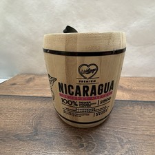 Holzdose Nicaragua Kaffee Dose Vorratsdose Deko Vintage Sammler Retro gebraucht