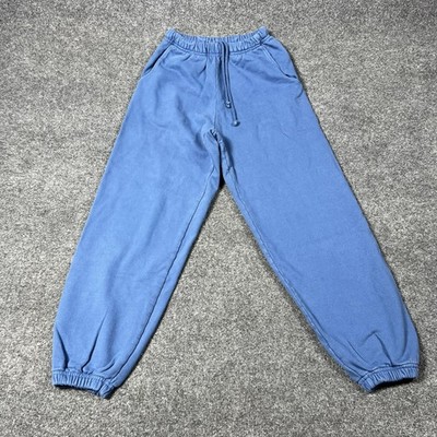 637 sixthreeseven Sweatpants Womens XXS Blue Joggers 100% Cotton Made USA