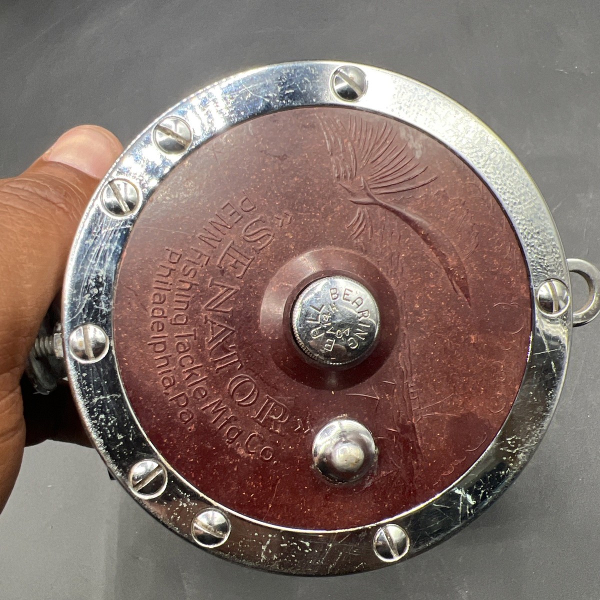 VTG PENN SENATOR 114H 6/0 HIGH SPEED BIG GAME FISHING REEL MADE IN