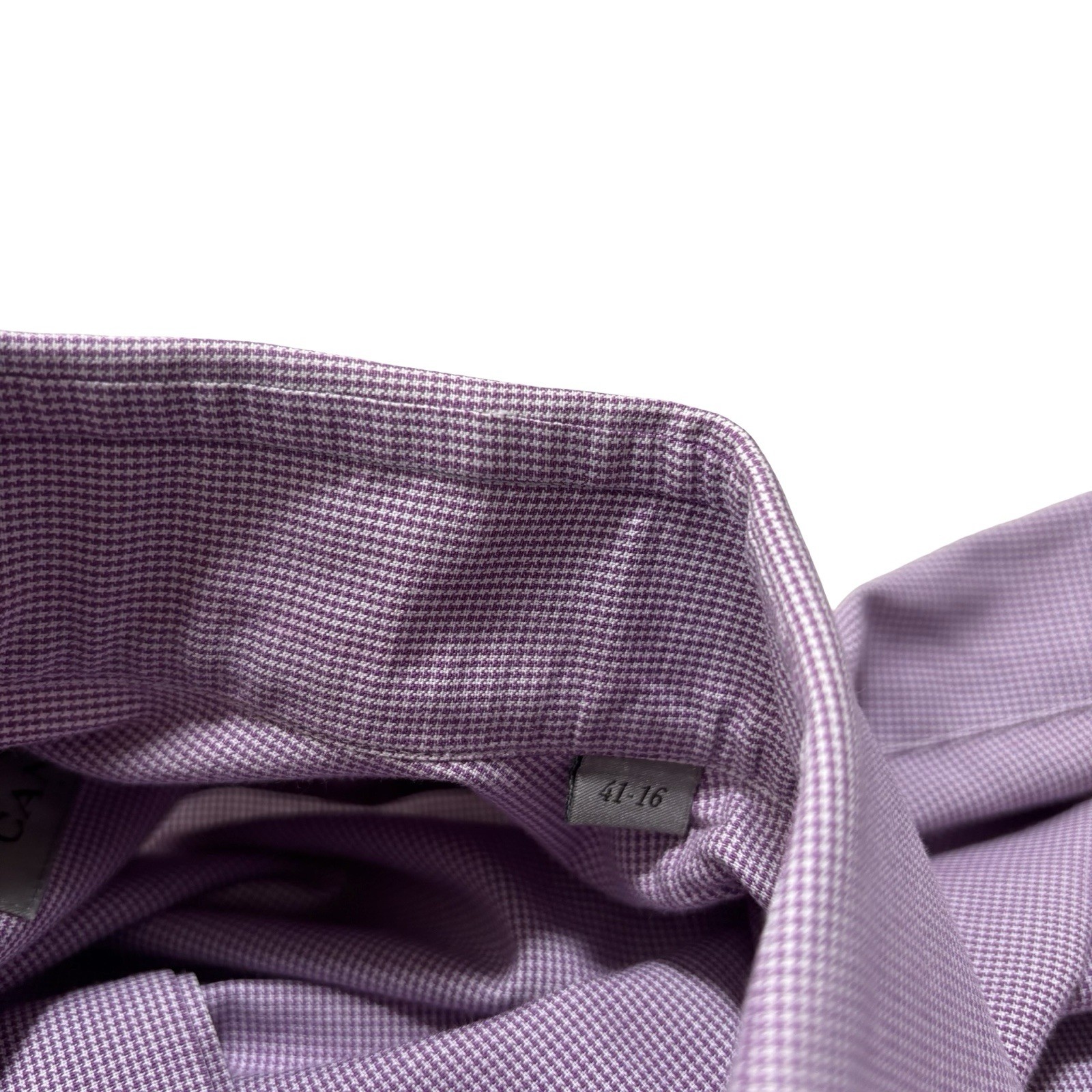 Canali Men's Mini Houndstooth Pattern Button Down… - image 5